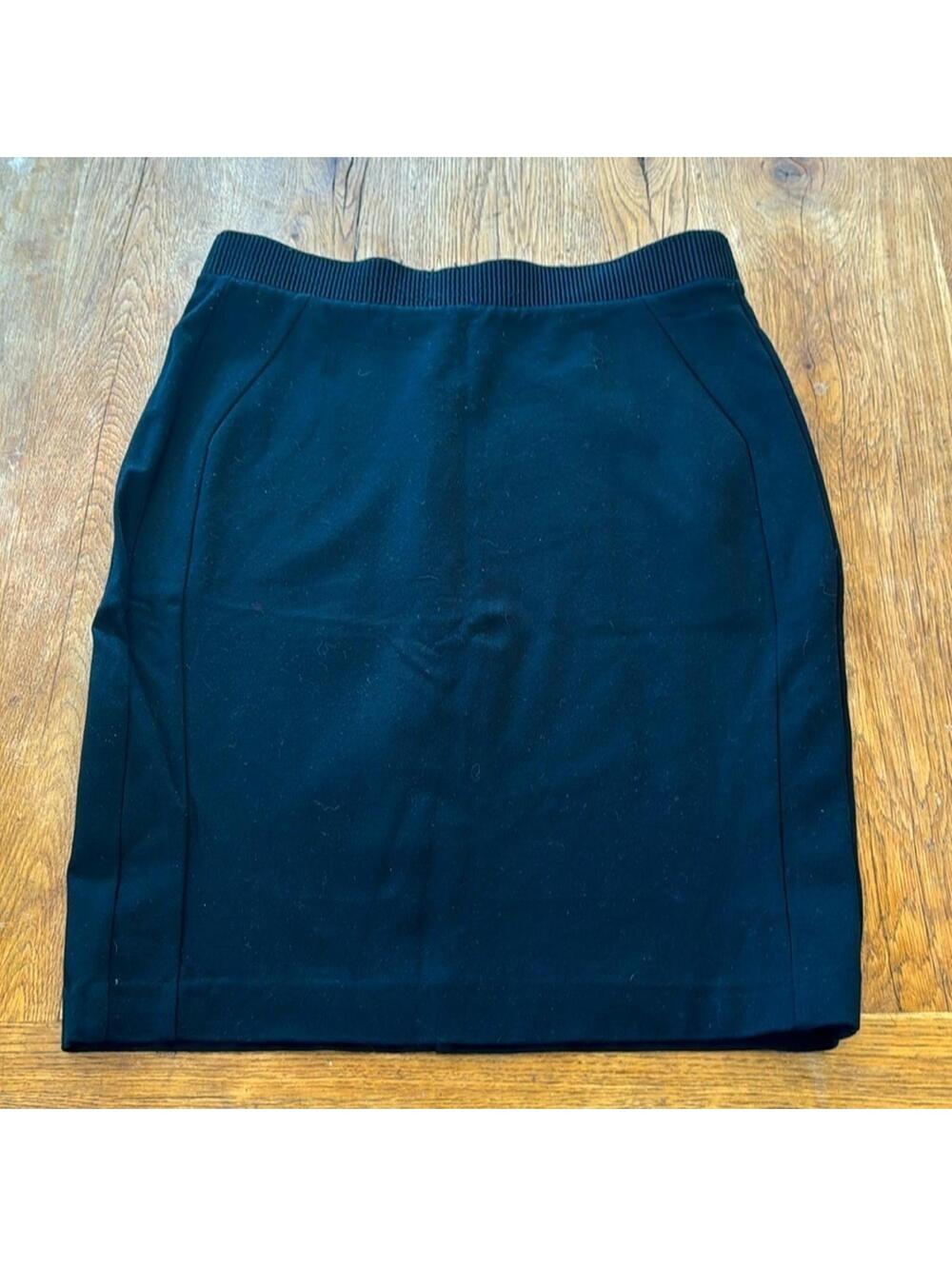 Ecru black pencil skirt size large